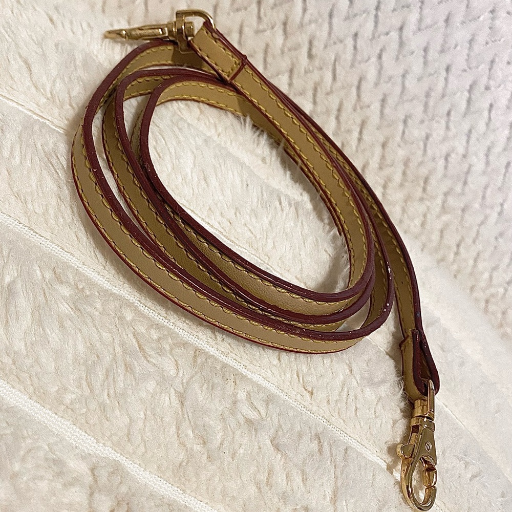 Tan Strap with Gold Hardware